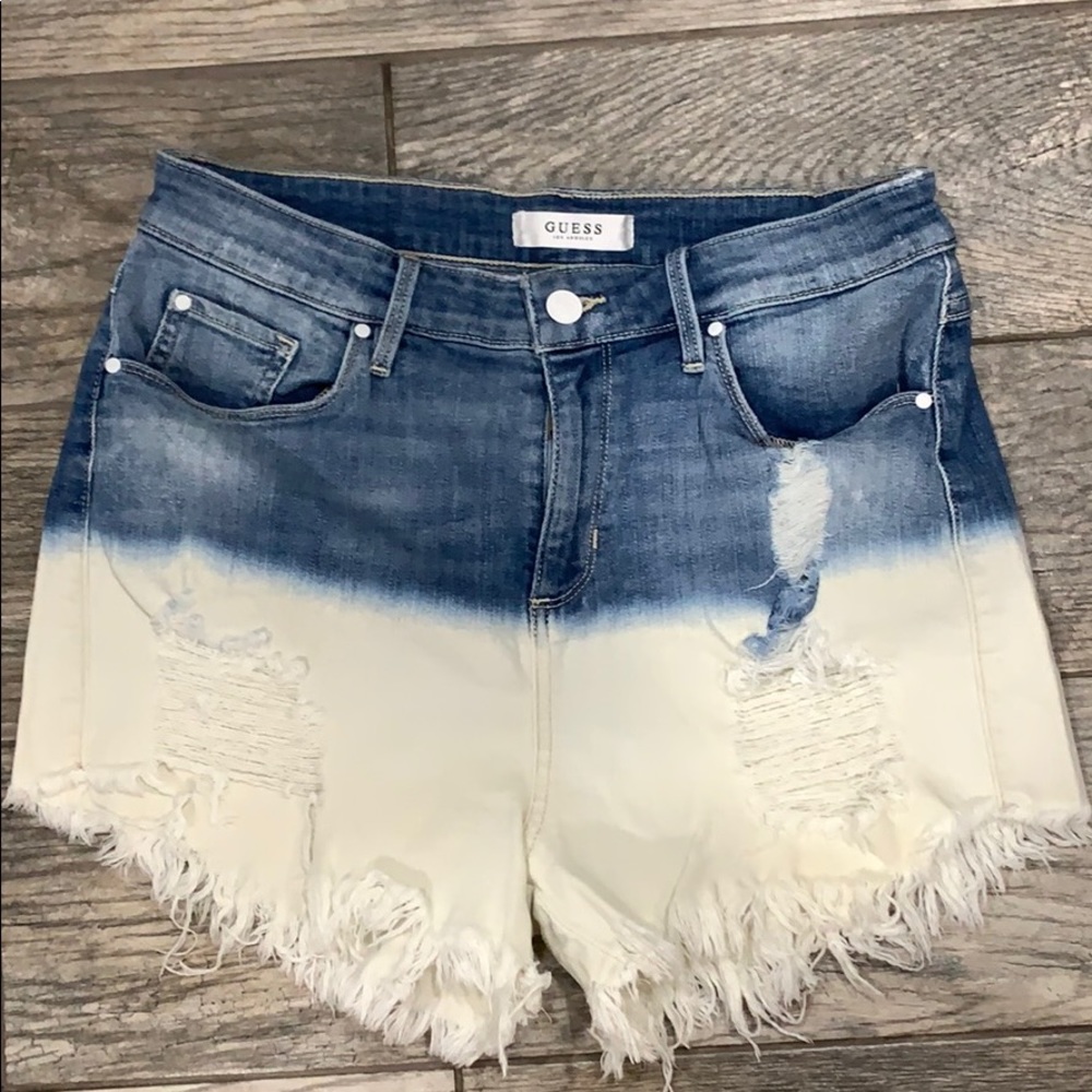 Guess Distressed Denim Shorts